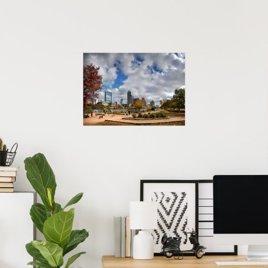 Auditorium Shows Downtown Austin Texas Fall 4 Poster (Heimbüro)