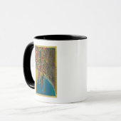 Auditorium, Strand und Regenbogen Pier Tasse (Vorderseite Links)