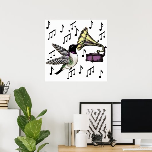 Auditory Nectar Poster (Heimbüro)