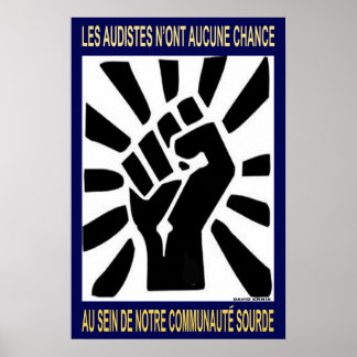 "Audits haben keine Chance in unserer Kindheit" au Poster