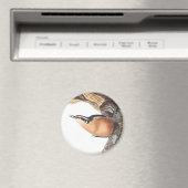 Audobon Red Breasted Nuthatch Magnet (In Situ (Geschirrspüler))