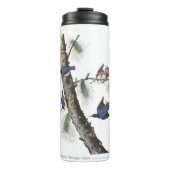 Audobon-Weißbrüste-Nuthatch (schwarz gekappt) Thermosbecher (Vorderseite)