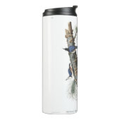 Audobon-Weißbrüste-Nuthatch (schwarz gekappt) Thermosbecher (Nach links gedreht)