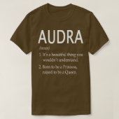 Audra Name Gift T-Shirt (Design vorne)