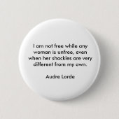 Audre Lorde-Knopf Button (Vorderseite)