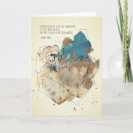 Audre Lorde Self-Care Quote Blank Card Karte