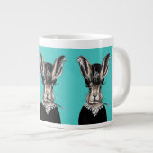 Audrey Bunny Hare Jumbo-Tasse (Vorderseite Rechts)