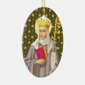 Audrey (Etheldreda) (P 003) Keramik Ornament (Rechts)