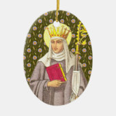 Audrey (Etheldreda) (P 003) Keramik Ornament (Vorne)