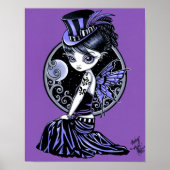 "Audrey" Gothic Viktorianisch Fairy Poster (Vorne)