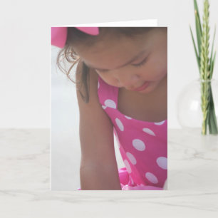 "Audrey" - Grußkarte Karte