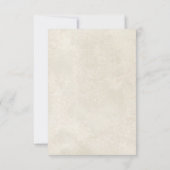 Audrey Jeanne Peacock Feather Black Damask Einladu Einladung (Rückseite)