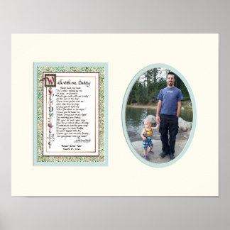 Audrey Jeanns Spaziergang mit mir Daddy Gedicht w Poster