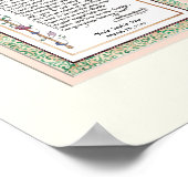 Audrey Jeanns Spaziergang mit mir Daddy Pink Girl  Poster (Ecke)