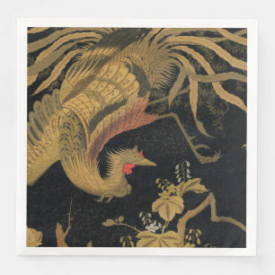 Audsley Mythischer Howo-Vogel: 1884 Japanischer Ph Serviette