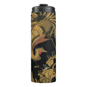 Audsley Mythischer Howo-Vogel: 1884 Japanischer Ph Thermosbecher