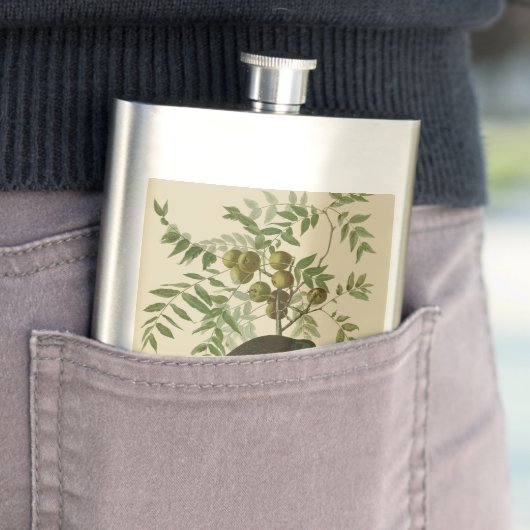 Audubon American Crow Black Bird Flachmann (Beispiel)