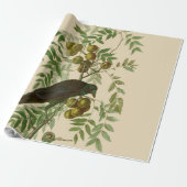 Audubon American Crow Black Bird Geschenkpapier (Ungerollt)