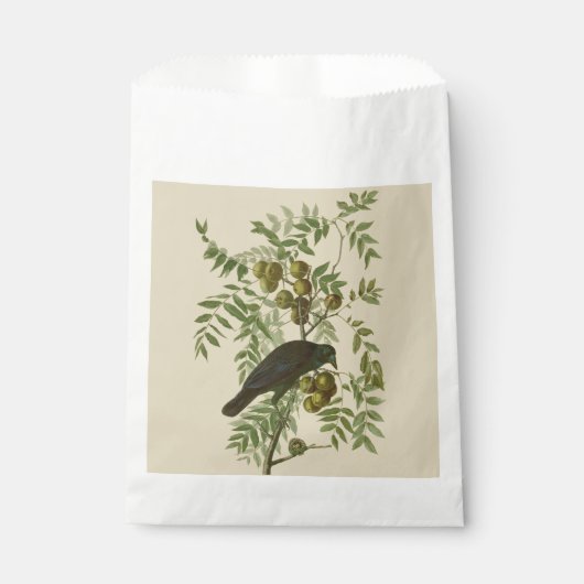Audubon American Crow Black Bird Geschenktütchen (Vorderseite)