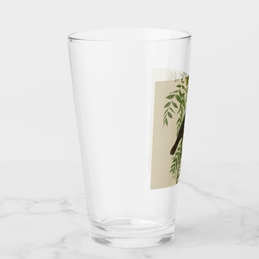 Audubon American Crow Black Bird Glas (Rechts)