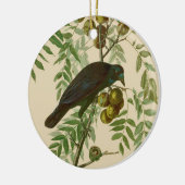 Audubon American Crow Black Bird Keramik Ornament (Links)
