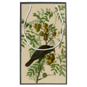 Audubon American Crow Black Bird Kleine Geschenktüte (Rückseite)
