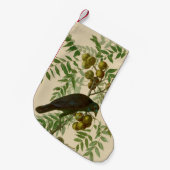 Audubon American Crow Black Bird Kleiner Weihnachtsstrumpf (Vorderansicht (hängend))