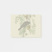 Audubon American Crow Black Bird Post-it Klebezettel (Vorderseite)