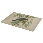 Audubon American Crow Black Bird Schneidebrett (Ecke)