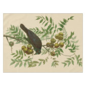 Audubon American Crow Black Bird Tischdecke (Vorderseite (Horizontal))