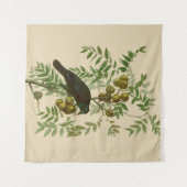 Audubon American Crow Black Bird Wandteppich (Vorderseite (Horizontal))