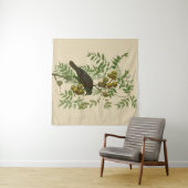 Audubon American Crow Black Bird Wandteppich (Beispiel (Horizontal))