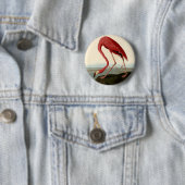 Audubon American Flamingo Button (Beispiel)