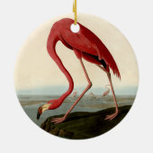 Audubon American Flamingo Keramikornament (Hinten)