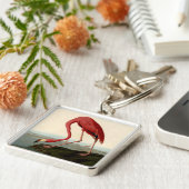 Audubon American Flamingo Schlüsselanhänger (Seite)