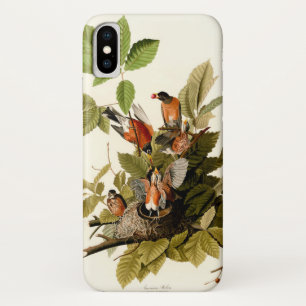 Audubon American Robin Wildlife Bird Illustration Case-Mate iPhone Hülle