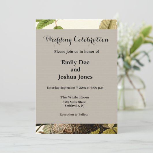 Audubon American Robin Wildlife Bird Illustration Einladung (Stehend Vorderseite)