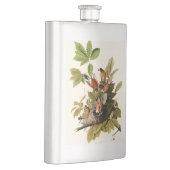 Audubon American Robin Wildlife Bird Illustration Flachmann (Rechts)