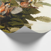 Audubon American Robin Wildlife Bird Illustration Geschenkpapier (Ecke)