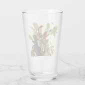 Audubon American Robin Wildlife Bird Illustration Glas (Rückseite)