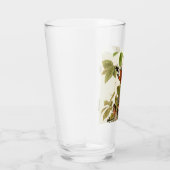 Audubon American Robin Wildlife Bird Illustration Glas (Rechts)