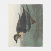 Audubon American Scoter Duck Classic Fleecedecke (Vorderseite)