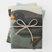 Audubon American Scoter Duck Classic Geschenkpapier Set (Beispiel)