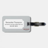 Audubon: Arktischer Loon Gepäckanhänger (Rückseite horizontal)