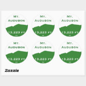 Audubon-Aufkleber Runder Aufkleber (Blatt)