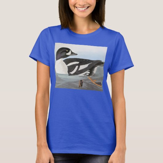 Audubon: Barrows Goldeneye T-Shirt (Vorderseite)