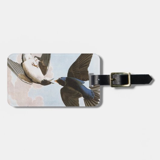 Audubon: Baum-Schwalbe Gepäckanhänger (Vorderseite horizontal)