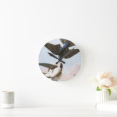 Audubon: Bäume schlucken Runde Wanduhr (Zuhause)