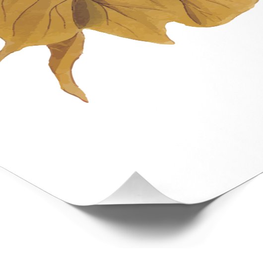 Audubon Bay Breasted Warbler Bird auf Baumwolle-Pf Poster (Ecke)