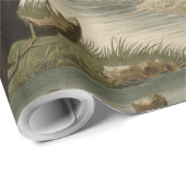 Audubon Belted Kingfisher Wildlife Bird Geschenkpapier (Rolleneckpunkt)